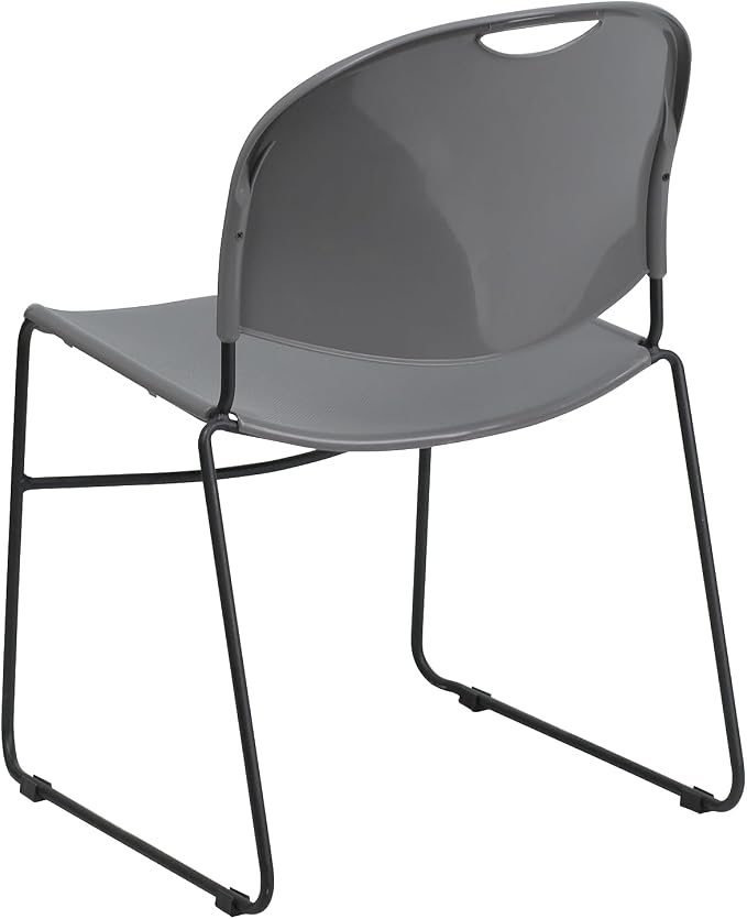 Flash Furniture 5 Pack HERCULES Series 880 lb. Capacity Gray Ultra-Compact - Image 8