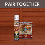 Ready Seal Exterior Wood Stain & Sealer, Redwood, Turbo Spray - Image 6