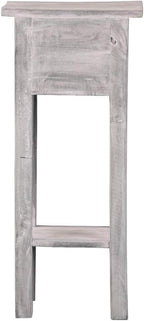 Sunset Trading Shabby Chic Cottage Accent Table, Distressed Light Gray - Image 5