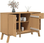 Scandinavian Solid Pine Sideboard - Image 6