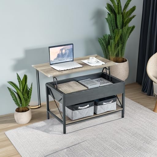 VINGLI 36" Lift Top Coffee Table - Image 5
