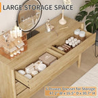 HOUROM Oak Dresser for Bedroom,47" Wide 6 Drawer Mid Century Modern Chest - Image 6