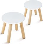 Wooden Step Stool for Kids, Children's Stool Matched Sensory Table, Children by VISCOO