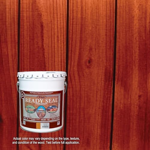 Ready Seal Exterior Wood Stain & Sealer, Redwood, 5 Gallon - Image 2