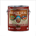 Ready Seal Exterior Wood Stain | Semi-Transparent Oil-Based Formula | Professional Grade Stain and Sealer in One | Ideal for Decks, Fences, Pergolas, Wood Siding & More | Gallon | Dark Walnut by ReadySeal