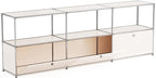 Modern Storage Cabinet White G Versatile Free-Standing Organizer - Image 4