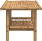Modern Bamboo Coffee Table - Image 5