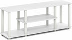 Furinno Turn-S-Tube TV Stand, 3-Tier No Tools 3D Entertainment Center - Image 5