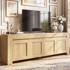 YITAHOME 70 Inch TV Stand with Storage Doors for up to 80" TVs, Natural Oak by YITAHOME