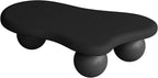 47.2” Cloud Coffee Table with 3 Ball Legs, Modern Irregular Center Table - Image 8