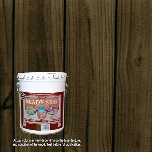Ready Seal Exterior Wood Stain & Sealer, Mission Brown, 5 Gallon - Image 2