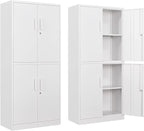 Yizosh Metal Storage Locking Cabinet by Yizosh