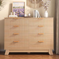 DUMOS Fluted Dresser for Bedroom, Wide Modern Storage Organizer, 8 Drawers by DumosLifestyle
