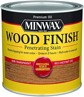 Minwax Wood Finish, Red Chestnut, 1/2 Pint by Minwax