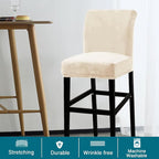 Turquoize Bar Stool Covers 4 Pack Bar Stool Covers - Image 2