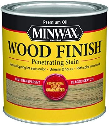 Minwax 1/2 pt Minwax 22761 Classic Gray 271 Wood Finish Oil-Based Wood Stain by Minwax