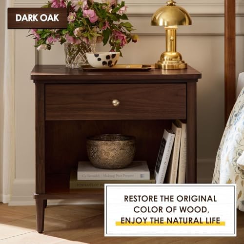 DWIL Water Based Wood Stain - Multiple Finishes, Fast Drying, Indoor and Outdoor Furniture, Wood Paneling, Cabinets and More, Low Odor ＆ Non-Toxic (8.5oz Dark Oak) - Image 3
