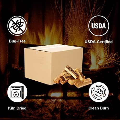 Old Potters Kiln Dried Firewood - Oak, 1100 Cu. in, 16-18 Logs ~ 8" x 2.5" Logs. Cooking Wood for Grilling, Smoking, and Firepits, Oak. - Image 6