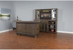 Pemberly Row 3-Piece Set with Gorgeous Bar Unit and 2 Backless Swivel BarStools - Image 4