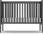 Baby Crib 5-in-1 Convertible, Wood Full Size Toddler Bed - Image 7