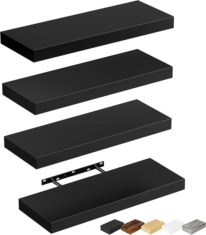 Bellsal Floating Shelves for Wall, Living Room, Bathroom Storage, Book Shelf by Bellsal