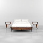 Bme Dinkee 15-Inch Solid Wood Queen Platform Bed Frame - Image 5