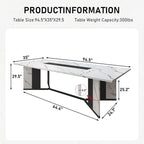 Hlivelood 94Inch Large Dining Table - Image 2
