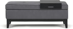 SIMPLIHOME Oregon Storage Ottoman Bench - Image 6