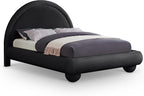 Meridian Furniture MadridBlack-K Madrid Collection Art Deco King Bed by MeridianFurniture