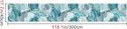 HOMETITUTE Teal Agate Marble Wallpaper Peel and Stick Blue Stone Pattern - Image 5
