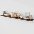 Acovy 72 Inch Floating Shelves, 9.3" Deep Floating Shelf Wall Mounted, Rustic by Acovy