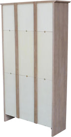 Shaker Solid Wood Bookcase, Washed Gray Taupe - Image 6