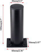 Set of 4 Furniture Legs 4.7 Inch, Adjustable Aluminum Alloy Cabinet Legs - Image 3