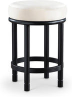 Meridian Furniture 977Cream-C Monette Collection Art Deco Counter Stool by MeridianFurniture