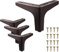 AODIOU Furniture Legs Brown Metal feet: Cabinet Legs 4 Inch Vintage Sofa by AODIOU
