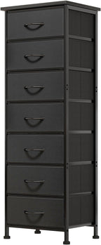 Fixwal Black Tall Skinny Dresser by Fixwal