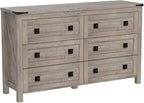 T4TREAM Farmhouse 6 Drawers Dresser - Image 4
