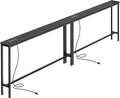 SUPERJARE 102.4 Inch Sofa Table by SUPERJARE