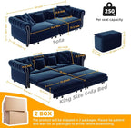89" King Size Sleeper Sofa Bed - Image 2