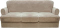 CUCRAF Cushion Sofa Cover 4 Piece Slipcovers, Soft Thick Velvet Couch Cover by CUCRAF