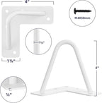 SMARTSTANDARD 4 Inch Heavy Duty Hairpin Furniture Legs, Metal Home DIY Projects - Image 2
