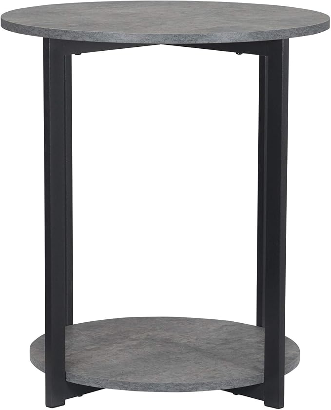 Household Essentials Jamestown Round Side End Table - Image 10