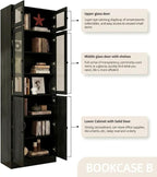 TUSY 85.5" Modern Tall Bookcase - Image 3