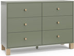 Storkcraft California 6-Drawer Double Dresser by Storkcraft
