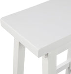 Amazon Basics Solid Wood Saddle-Seat Counter Height Bar Stools - Image 5