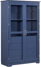 VilroCaz 75'' Tall Kitchen Pantry, Wood Freestanding Kitchen Storage Cabinet - Image 6