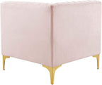 Modway EEI-4346-PNK Triumph Channel Tufted Performance Velvet Loveseat - Image 6