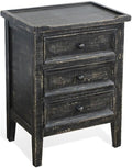 Sunny Designs Marina Black Sand Wood End Table by Sunny+Designs