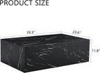 39.3'' Marble Coffee Table - Image 2