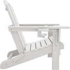SERWALL Adirondack Chair with Cup Holders - Image 12